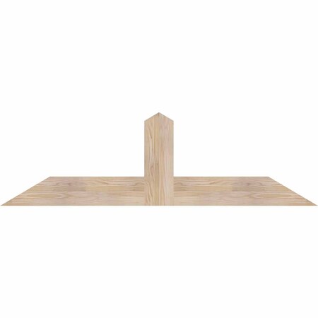 Ekena Millwork Portland Smooth Timber Gable Bracket, Douglas Fir, 60"W x 17"H x 1 1/2"D x 5 1/2"F, 7/12 Pitch GBW060X17X0206POR00SDF
